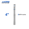 Mastra 4 inch stainless steel submersible pump solar water pump agriculture use 4SP series 14 m³/h rated flow 24v solar water pump solar water pump zambia