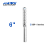 Mastra 6 inch stainless steel submersible pump 6SP series 15 m³/h rated flow 12v fresh water pump