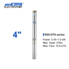 Mastra 4 inch submersible pump - R95-DT series 8 m³/h rated flow dc submersible water pump