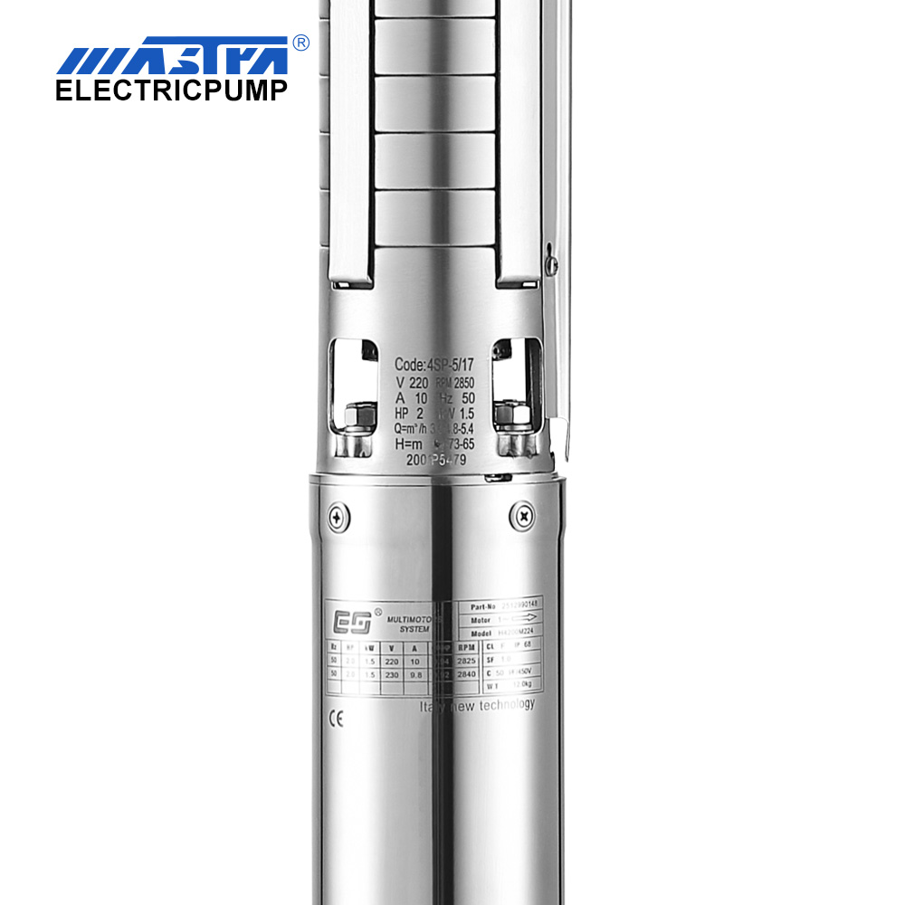 Heavy Stainless Steel Submersible Pump - 4SP Series 14 M³/h Manufacturers
