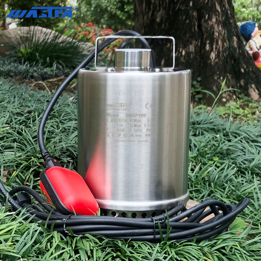 MSP/SMSP Domestic Submersible Sewage Pump Stainless Steel Or Plastic Material