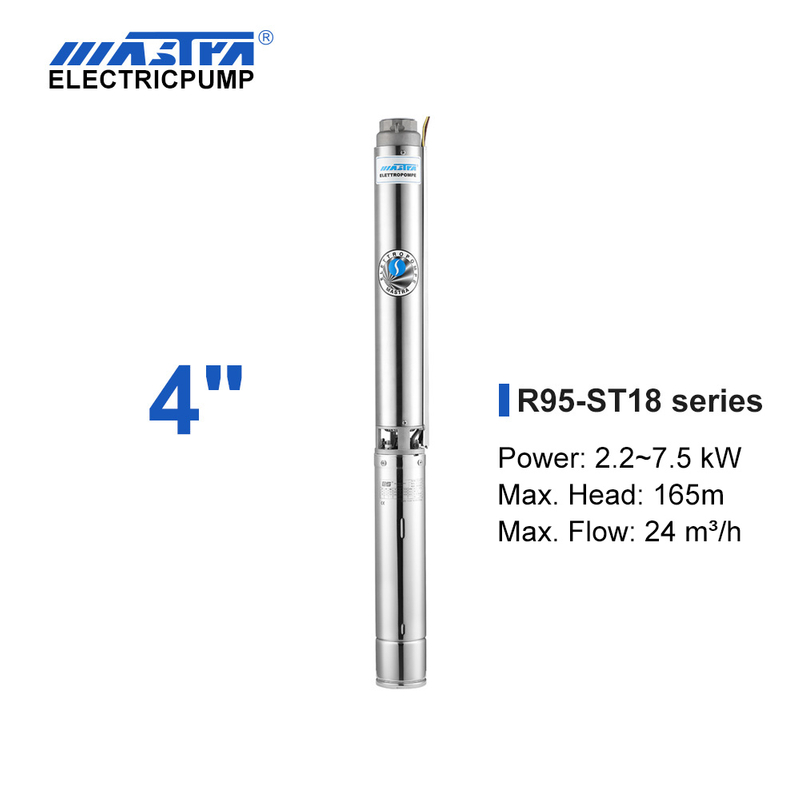 Mastra 4 Inch Submersible Pump - R95-ST Series 18 M³/h Rated Flow