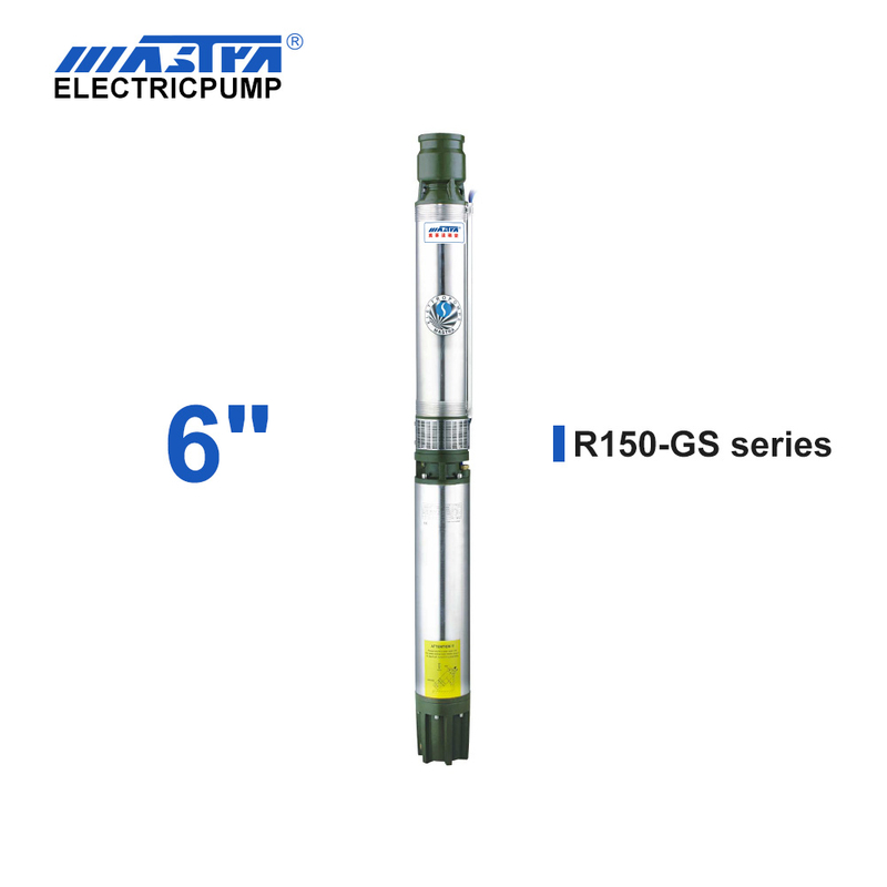 60Hz Mastra 6 inch Submersible Pump - R150-GS series submersible water pump ac/ solar 100% copper wire
