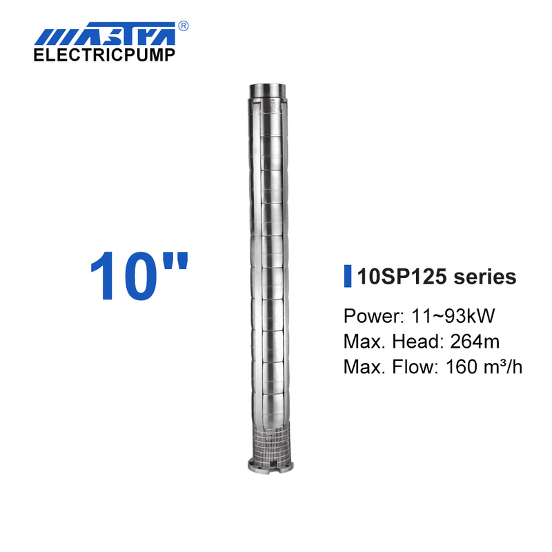 Mastra 10 Inch Stainless Steel Submersible Pump - 10SP Series 125 M³/h Rated Flow