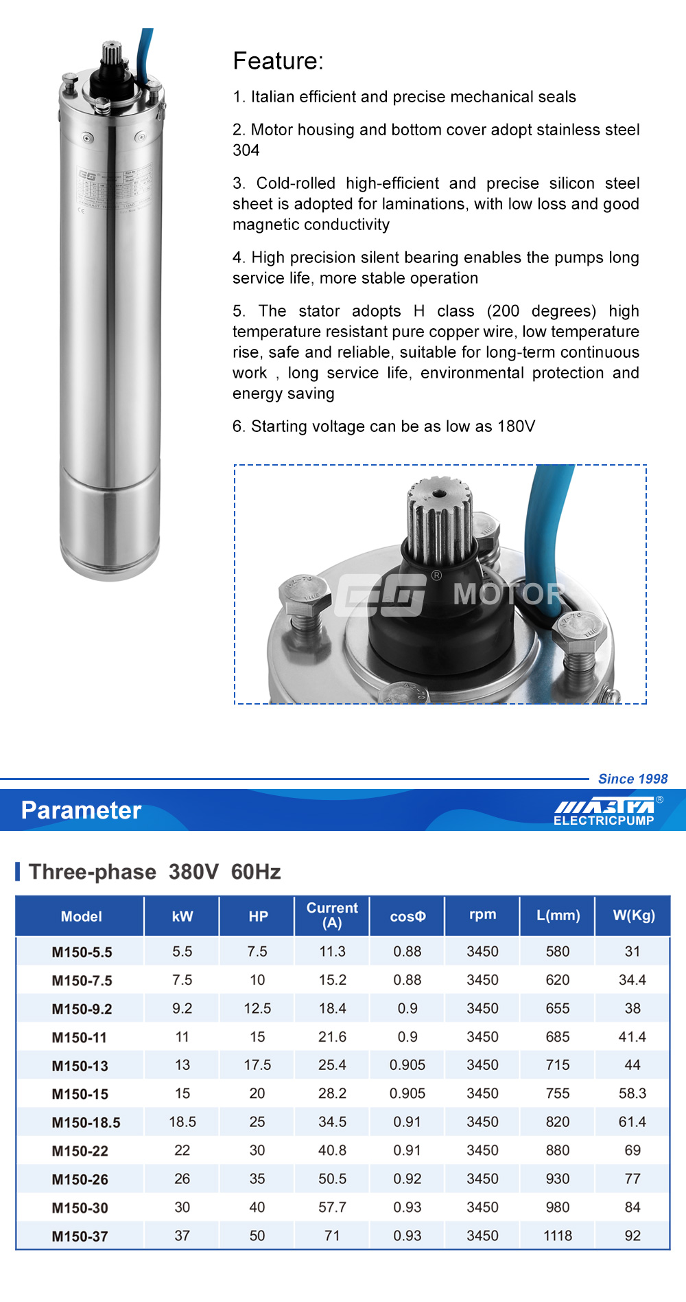 slimline submersible pumps